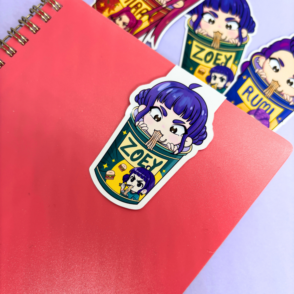 Demon Hunter's Ramen| Magnetic Bookmark(s) (ONLINE ORDER ONLY)