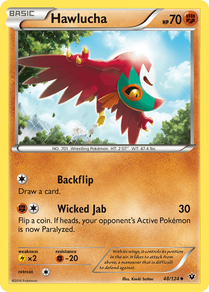 Hawlucha (48/124) [XY: Fates Collide] (Online Only)
