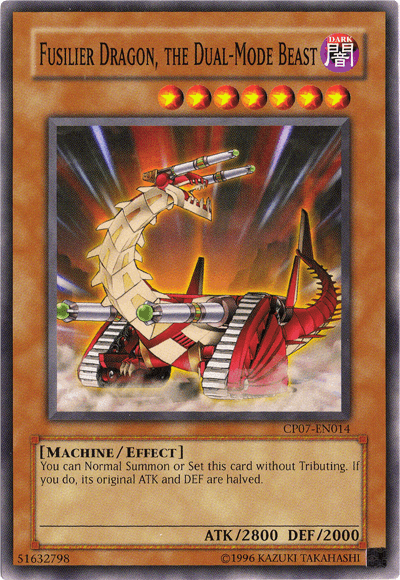 Fusilier Dragon, The Dual-Mode Beast [CP07-EN014] Common (ONLINE ORDER ONLY)