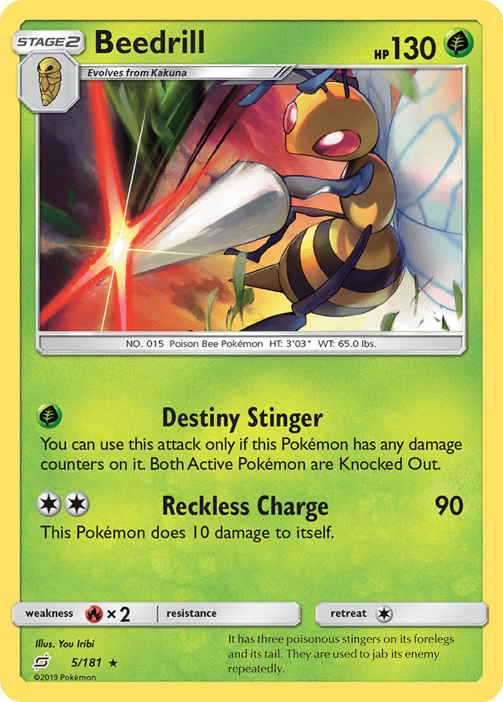 Beedrill (5/181) [Sun & Moon: Team Up] (Online Only)