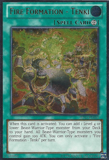 Fire Formation - Tenki [AP03-EN003] Ultimate Rare (ONLINE ORDER ONLY)
