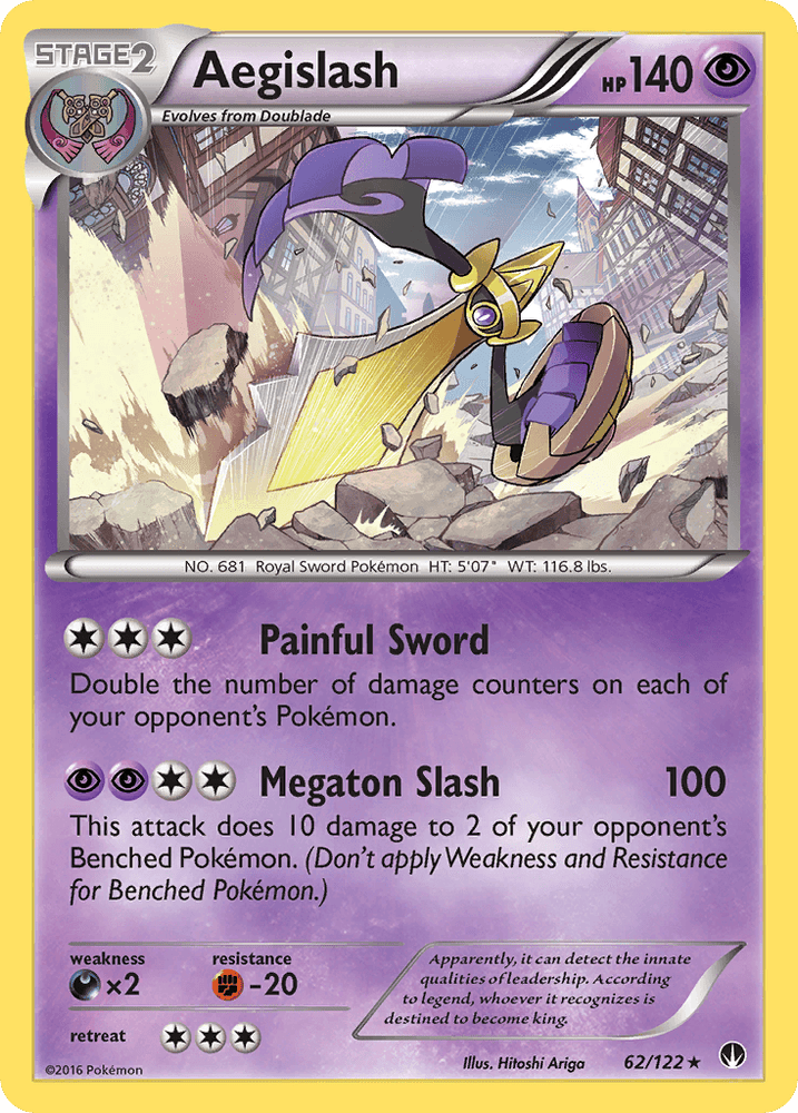 Aegislash (62/122) [XY: BREAKpoint] (Online Only)