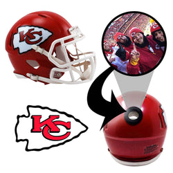 Kansas City Chiefs NFL Mini Helmet - Picture Inside (Online Order Only) (ONLINE ORDER ONLY)