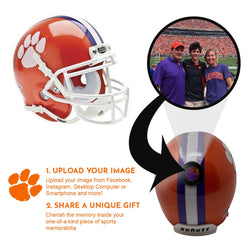 Clemson Tigers College Football Collectible Mini Helmet - Picture Inside - FANZ Collectibles (Online Order Only) (ONLINE ORDER ONLY)