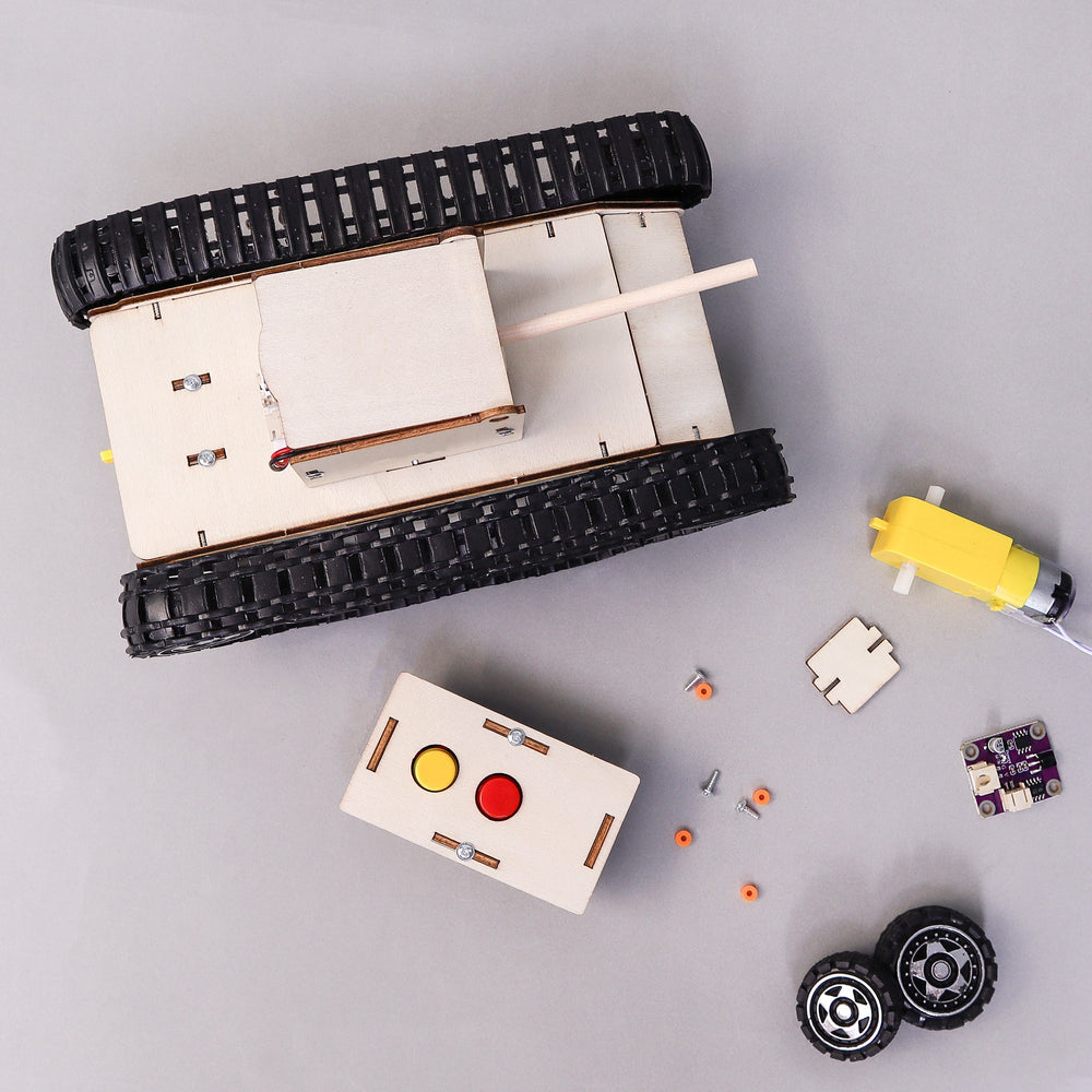 Remote-Controlled Tank DIY Kit, Educational STEM Toy (ONLINE ORDER ONLY)