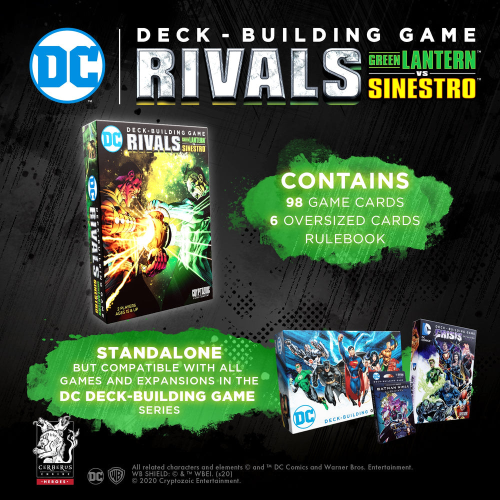 DC Deck-Building Game: Rivals — Green Lantern vs. Sinestro (ONLINE ORDER ONLY)