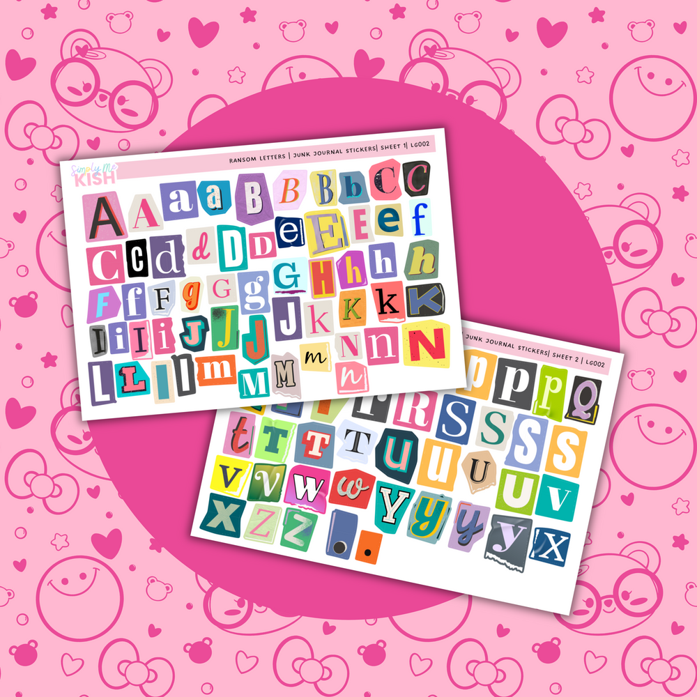 Ransom Letters | Journal Stickers (ONLINE ORDER ONLY)