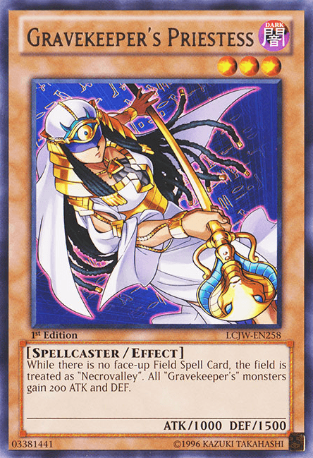 Gravekeeper's Priestess [LCJW-EN258] Rare (ONLINE ORDER ONLY)