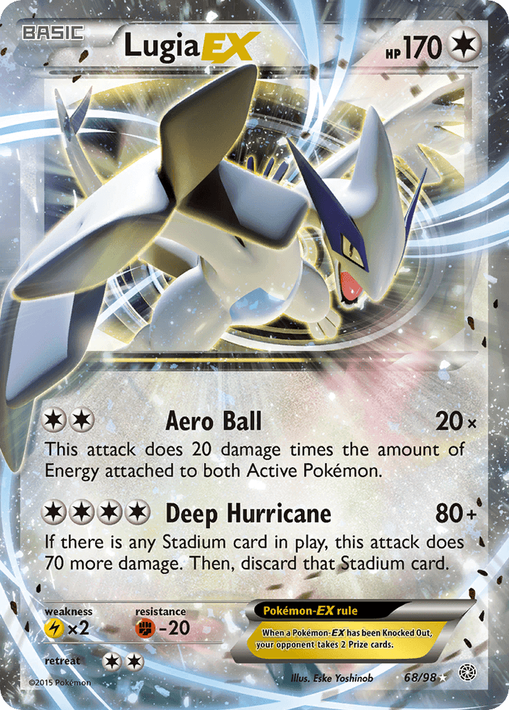 Lugia EX (68/98) [XY: Ancient Origins] (Online Only)