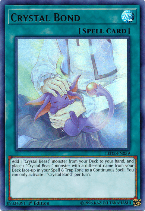 Crystal Bond [LED2-EN039] Ultra Rare (ONLINE ORDER ONLY)