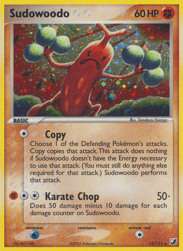 Sudowoodo (15/115) [EX: Unseen Forces] (Online Only)