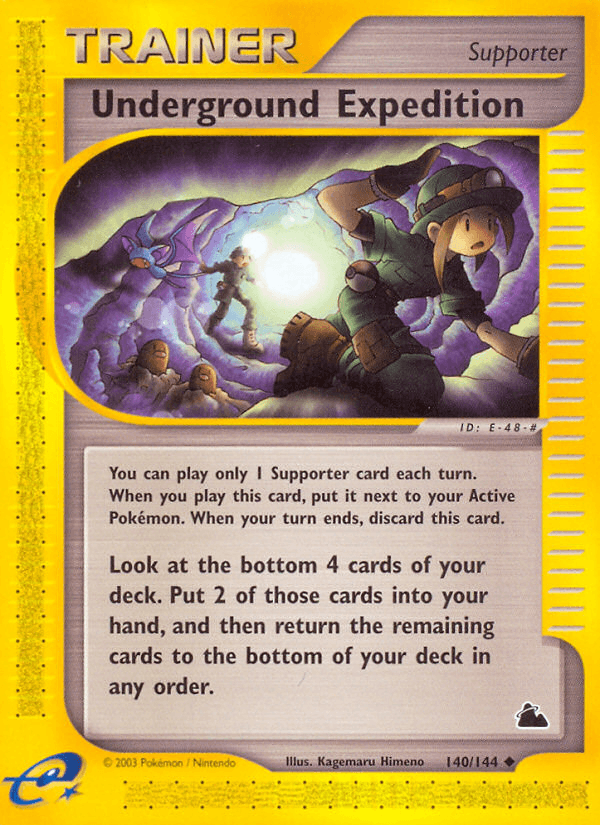 Underground Expedition (140/144) [Skyridge] (Online Only)