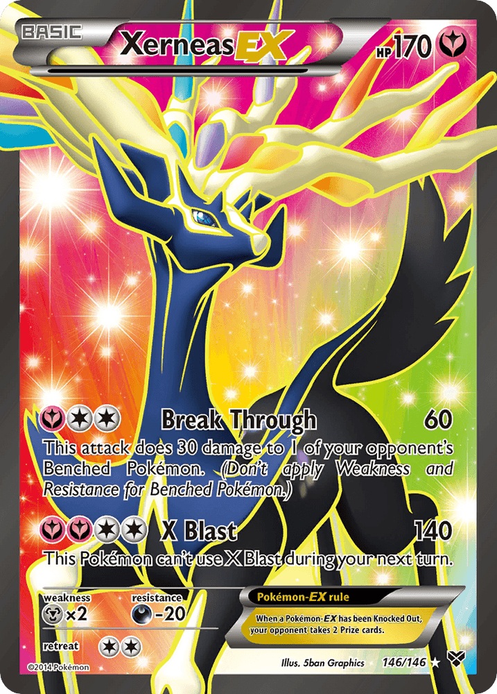 Xerneas EX (146/146) [XY: Base Set] (Online Only)
