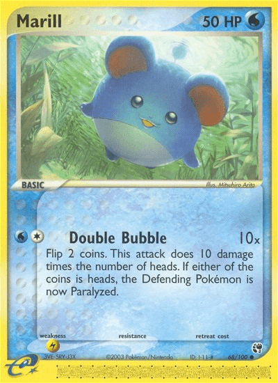 Marill (68/100) [EX: Sandstorm] (Online Only)