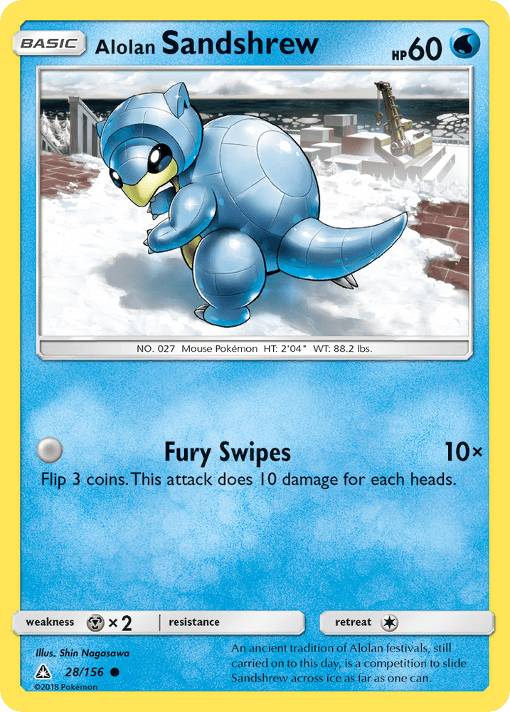 Alolan Sandshrew (28/156) [Sun & Moon: Ultra Prism] (Online Only)