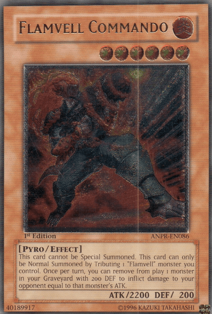 Flamvell Commando (UTR) [ANPR-EN086] Ultimate Rare (ONLINE ORDER ONLY)