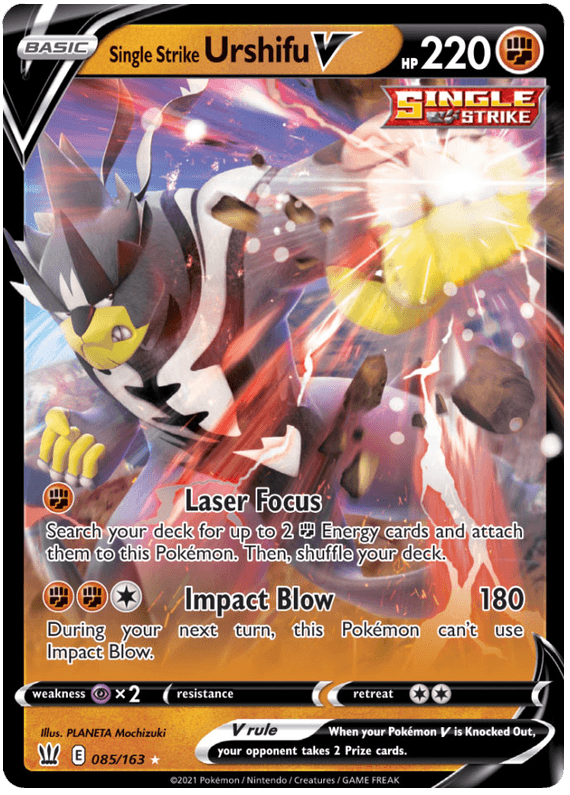 Single Strike Urshifu V (085/163) [Sword & Shield: Battle Styles] (Online Only)