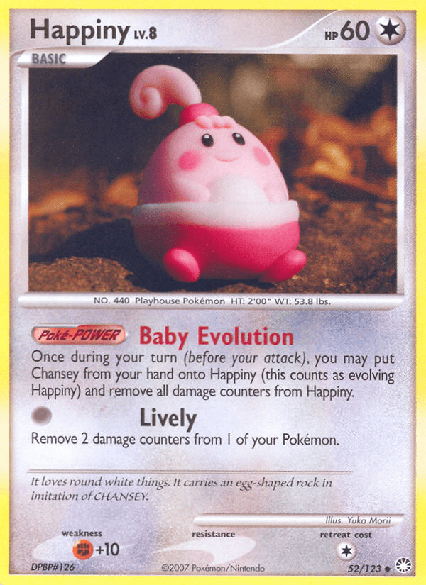 Happiny (52/123) [Diamond & Pearl: Mysterious Treasures] (Online Only)
