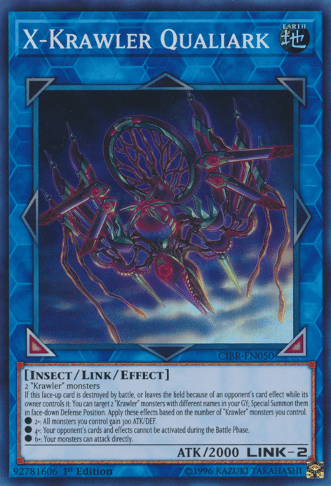 X-Krawler Qualiark [CIBR-EN050] Super Rare (ONLINE ORDER ONLY)