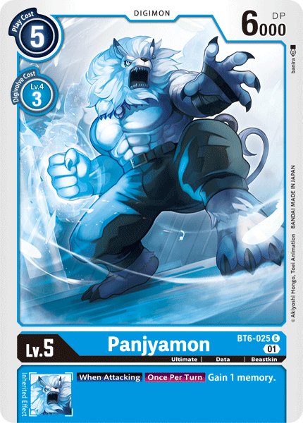 Panjyamon [BT6-025] [Double Diamond] (ONLINE ORDER ONLY)