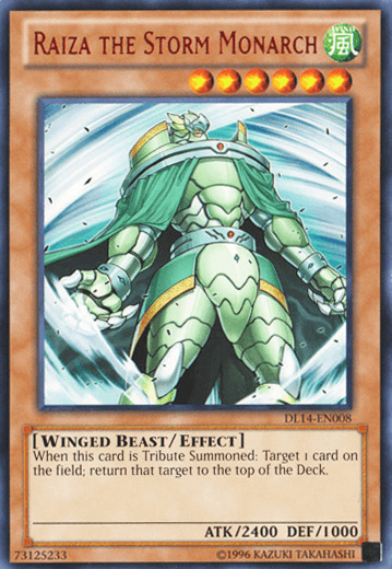 Raiza the Storm Monarch (Red) [DL14-EN008] Rare (ONLINE ORDER ONLY)