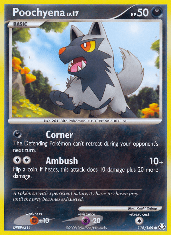 Poochyena (116/146) [Diamond & Pearl: Legends Awakened] (Online Only)