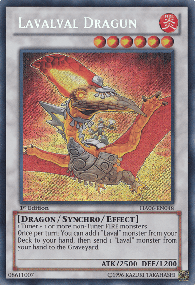 Lavalval Dragun [HA06-EN048] Secret Rare (ONLINE ORDER ONLY)