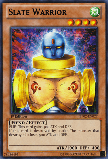 Slate Warrior [BP02-EN027] Mosaic Rare (ONLINE ORDER ONLY)