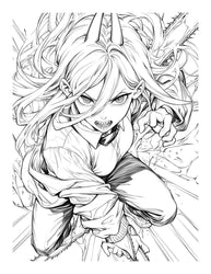 Anime Chronicles: Devil’s Edge – A Chainsaw Man Coloring Book (Volume 4) PDF (ONLINE ORDER ONLY)
