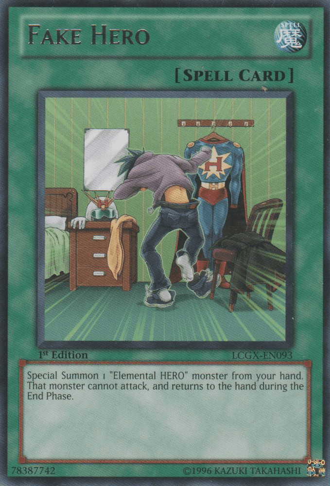 Fake Hero [LCGX-EN093] Rare (ONLINE ORDER ONLY)