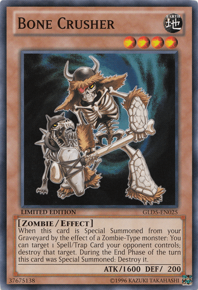 Bone Crusher [GLD5-EN025] Common (ONLINE ORDER ONLY)