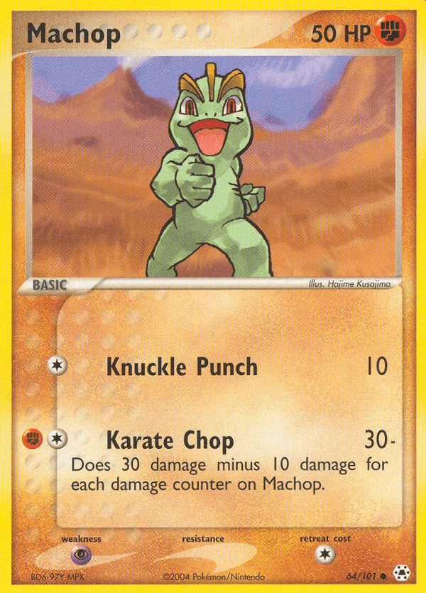 Machop (64/101) [EX: Hidden Legends] (Online Only)