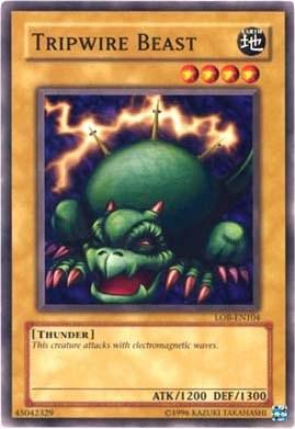 Tripwire Beast [LOB-EN104] Common (ONLINE ORDER ONLY)