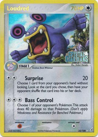 Loudred (23/100) (Stamped) [EX: Crystal Guardians] (Online Only)