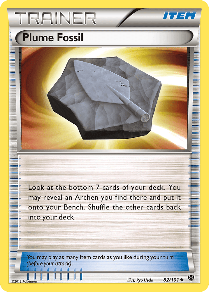 Plume Fossil (82/101) [Black & White: Plasma Blast] (Online Only)