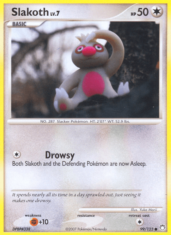 Slakoth (99/123) [Diamond & Pearl: Mysterious Treasures] (Online Only)
