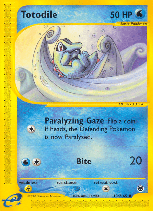 Totodile (135/165) [Expedition: Base Set] (Online Only)