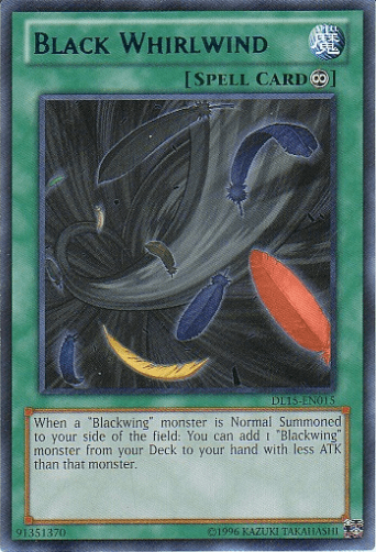 Black Whirlwind (Blue) [DL15-EN015] Rare (ONLINE ORDER ONLY)