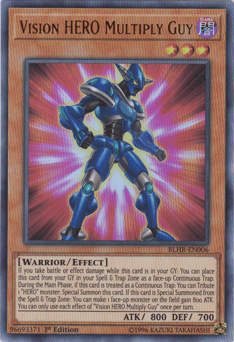 Vision Hero Multiply Guy [BLHR-EN006] Ultra Rare (ONLINE ORDER ONLY)