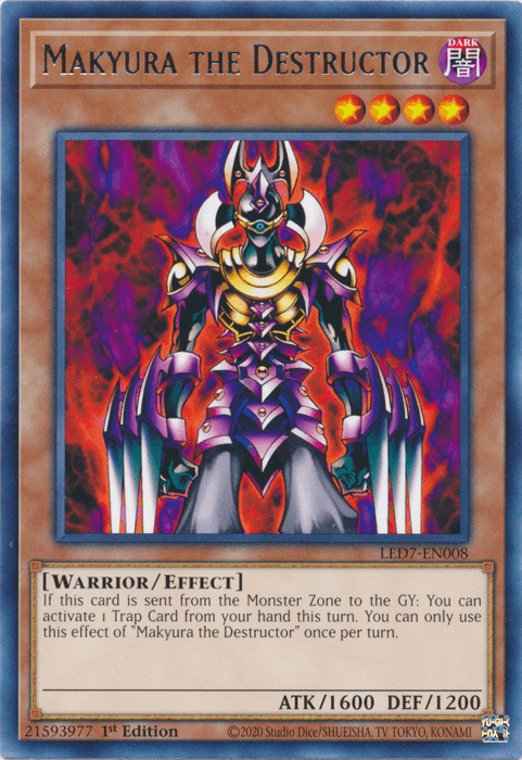 Makyura the Destructor [LED7-EN008] Rare (ONLINE ORDER ONLY)
