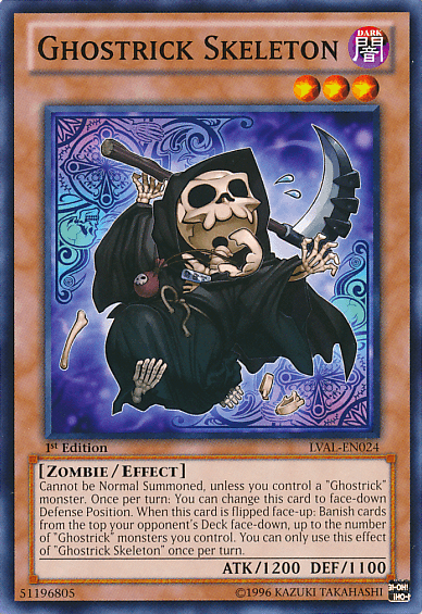 Ghostrick Skeleton [LVAL-EN024] Common (ONLINE ORDER ONLY)
