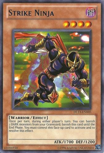 Strike Ninja (Blue) [DL13-EN005] Rare (ONLINE ORDER ONLY)
