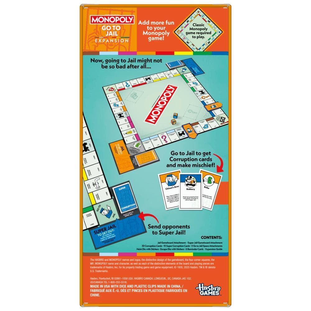 Monopoly Go To Jail Expansion (ONLINE ORDER ONLY)