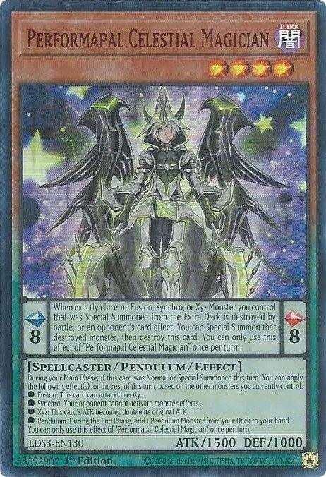Performapal Celestial Magician (Red) [LDS3-EN130] Ultra Rare (ONLINE ORDER ONLY)
