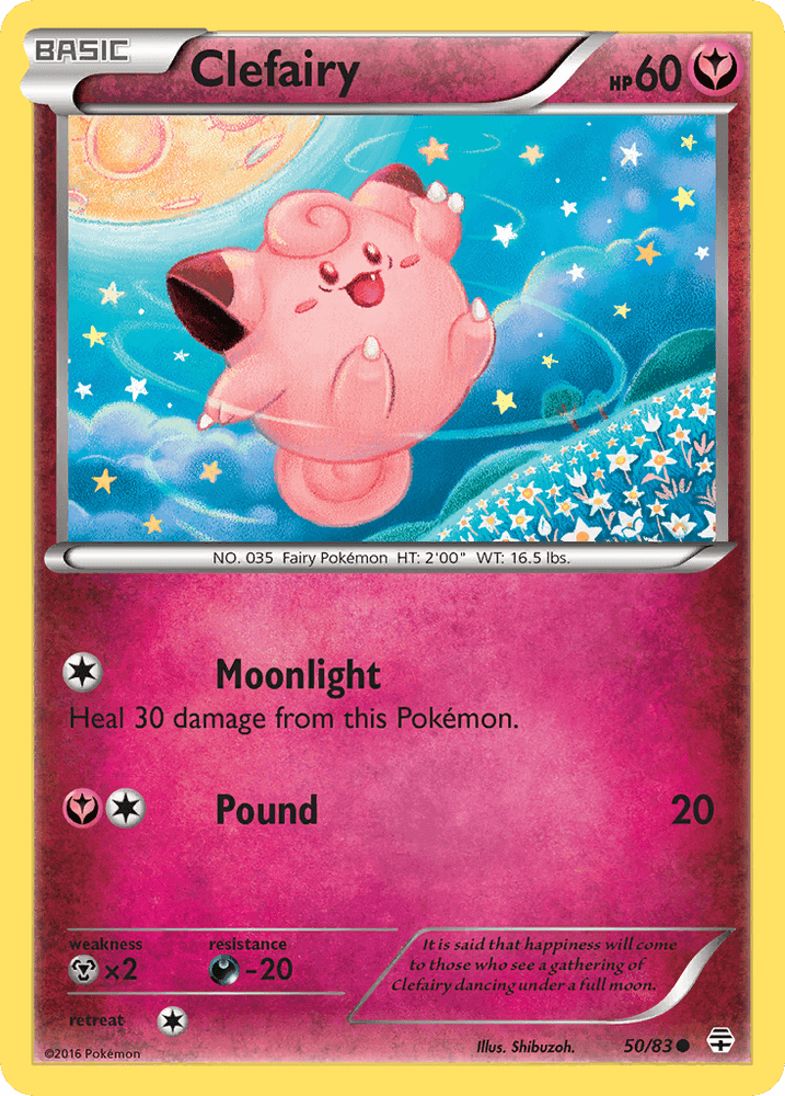 Clefairy (50/83) [XY: Generations] (Online Only)