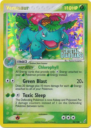 Venusaur (28/100) (Stamped) [EX: Crystal Guardians] (Online Only)