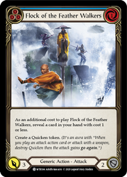 Flock of the Feather Walkers (Blue) [U-WTR184] (Welcome to Rathe Unlimited)  Unlimited Rainbow Foil - Anime Imports LLC