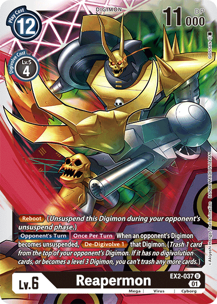 Reapermon [EX2-037] [Digital Hazard] (ONLINE ORDER ONLY)