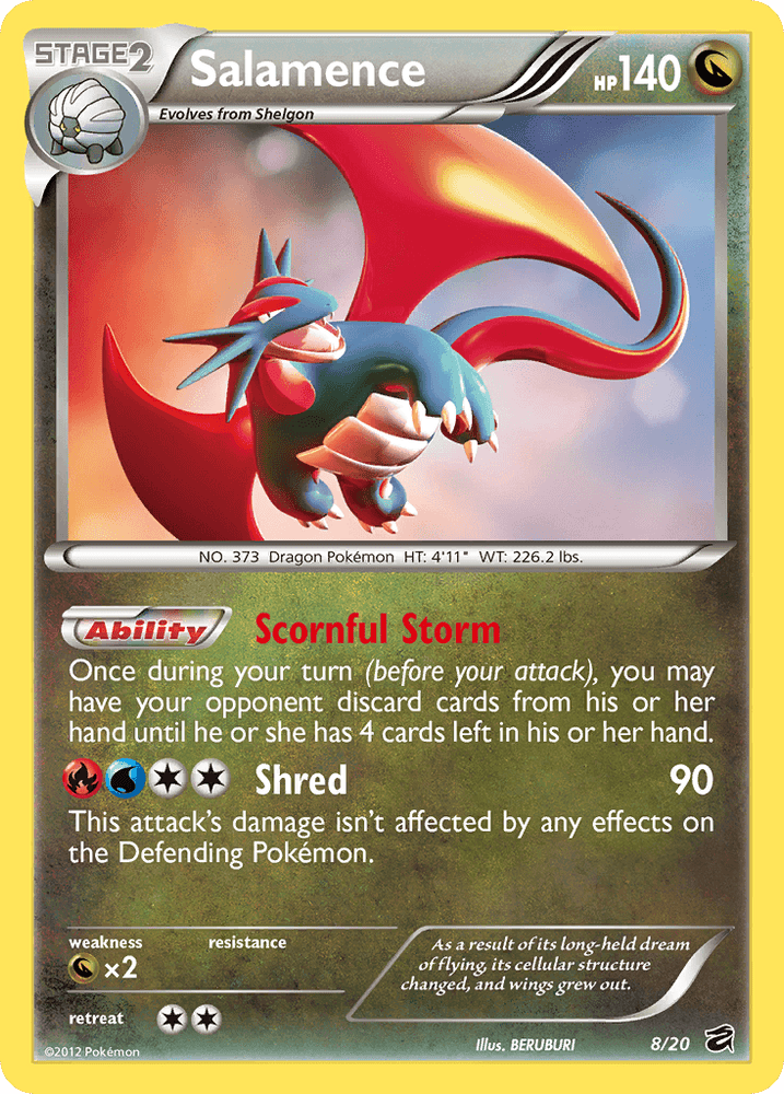 Salamence (8/20) [Black & White: Dragon Vault] (Online Only)