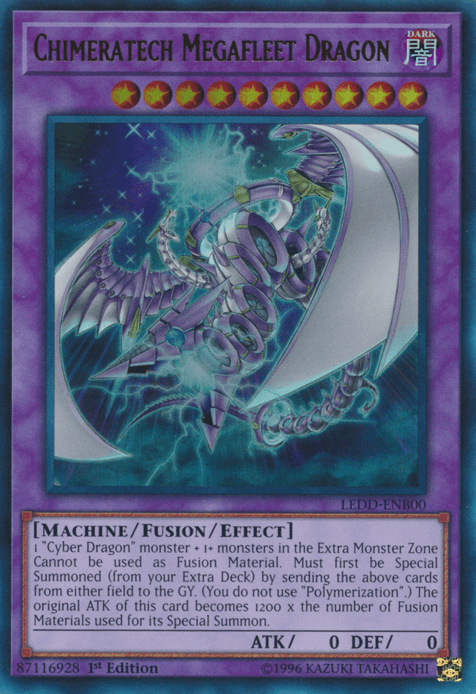 Chimeratech Megafleet Dragon [LEDD-ENB00] Ultra Rare (ONLINE ORDER ONLY)
